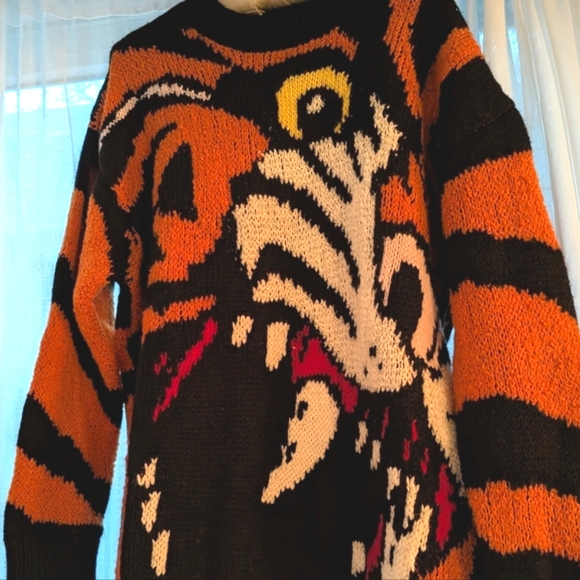 DSquared2 Rare Heavy Knit Long Tiger Sweater - Picture 4 of 7